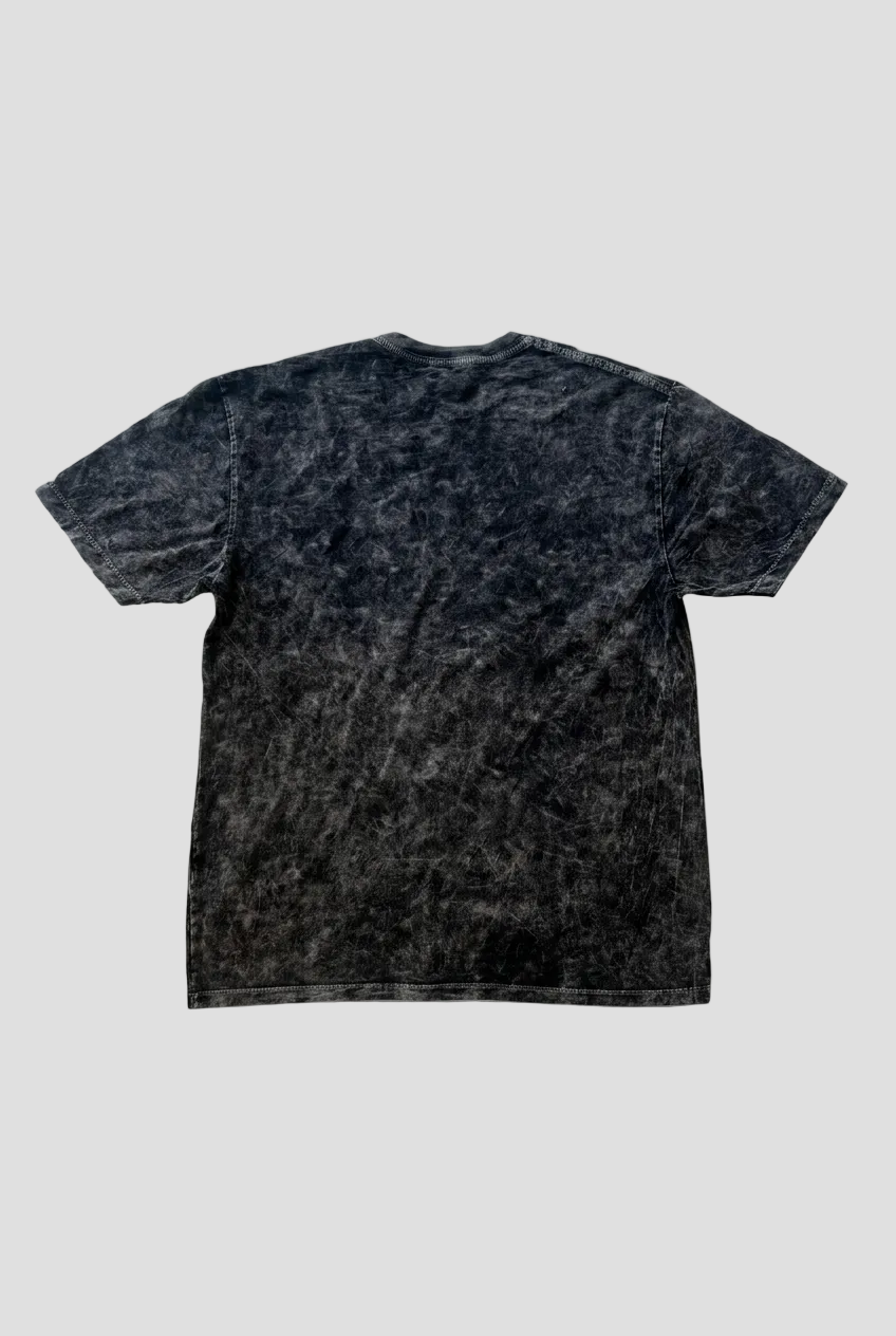Playera Gris Oscura Washed - V