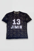 Playera Oversize Encaje Negro - JIMIN