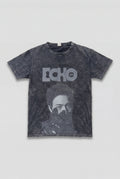 Playera Gris Oscura Washed - JIN
